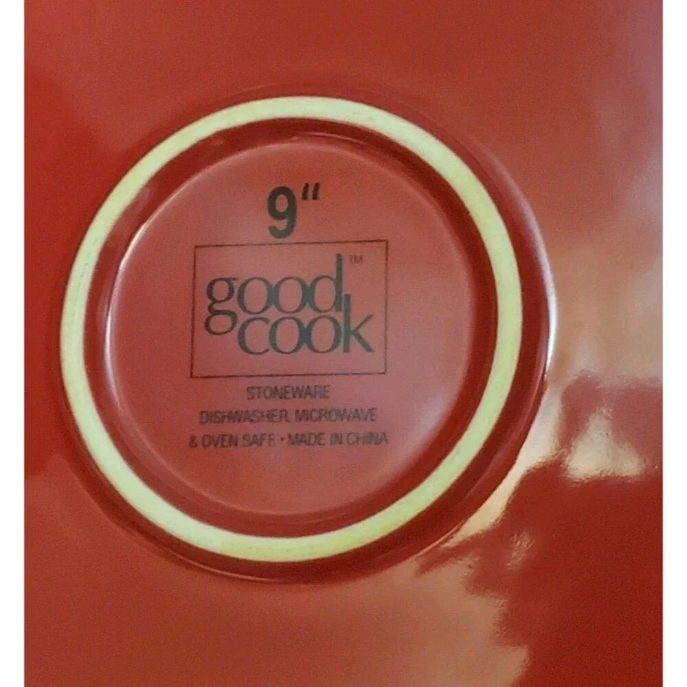 Good Cook Red Pie Plate 9